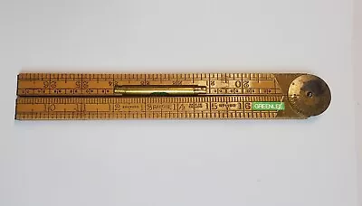 Vintage Folding Ruler With Level Bubble Rabone No.1190 • $26