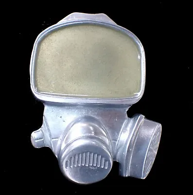 Cool Gas Mask Novelty Belt Buckle Great American Products Pewter New • $14.95