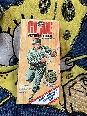 1995 GI Joe ACTION SOLDIER 12” LE WW 2  Collectors Edition Figure Doll NEW • $60