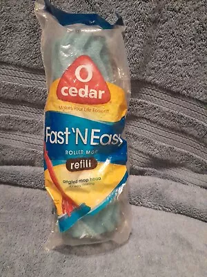 O Cedar Fast N Easy Angled Roller Mop Refill Made In USA New Package  • $12.99