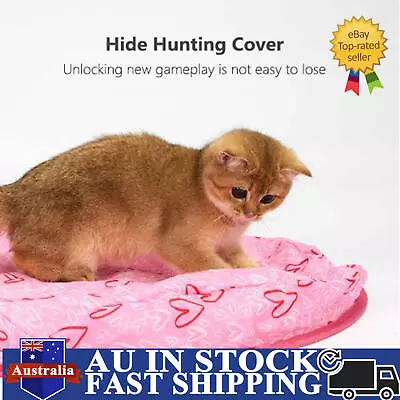 Cat Hunting Mat Cat Toy 2 In 1 Smart Interactive Cat Toy Simulated Hunting Toy • $22.62