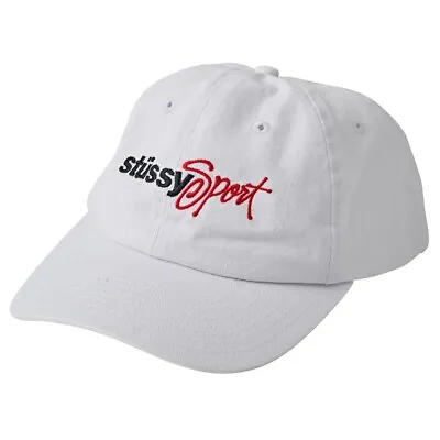 Stussy Sport Low Pro White Hat • $50