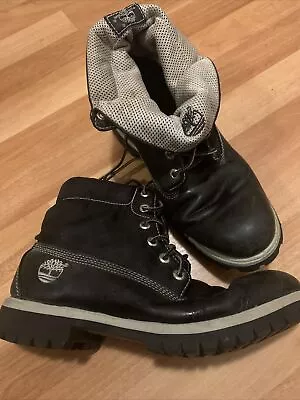 Timberland Men's 100% Authentic Black Leather Waterproof Boots - RARE • $0.99