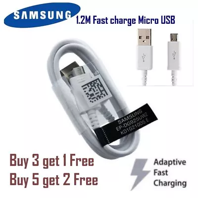Genuine SAMSUNG 1.2M Micro USB 2.0 Data N SYNC Cable For Galaxy S6 S7 Note 4 5  • $4.99