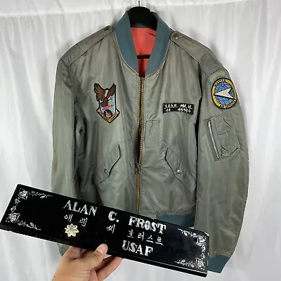 Vietnam War US Air Force Experimental L-2B Flight Jacket Patched Named W/ Extra • $850