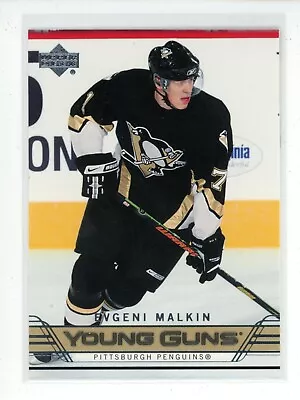 2006-07 Upper Deck Series 2 Young Guns #495 Evgeni Malkin Checklist Penguins • $39.99