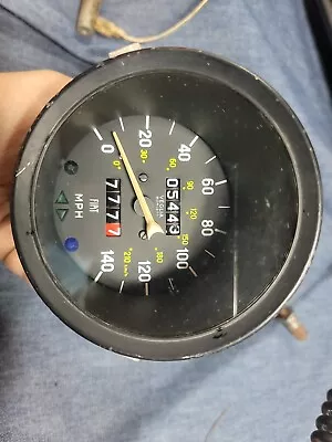 FIAT 124 Spider OEM Veglia Borlett 140 MPH Speedometer Low Milage  • $60