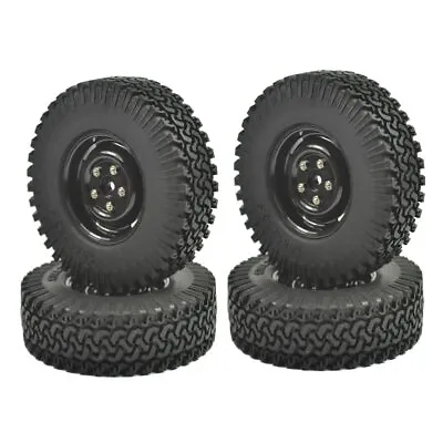 £15.39 • Buy 4pcs Rock Crawler Tires 98MM & Beadlock Wheel Rim 1.9 Inch For 1/10 RC Car