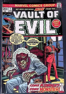 Vault Of Evil #1 1973 Gil Kane Marvel Comics Bronze Age Stan Lee Horror • $36