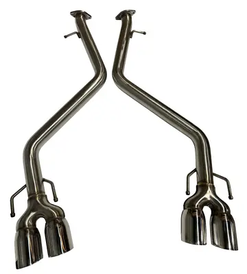 Axle Back Quad Tips Exhaust For 15-20 Lexus RC200t RC300 RC350 Muffler Delete • $259.95