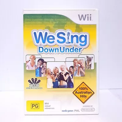 We Sing: Down Under (Wii Game) COMPLETE  - IN VGC FREE POSTAGE  • $22