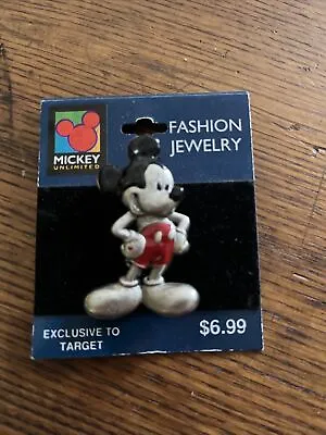Vintage Mickey Unlimited Disney Mickey Mouse Brooch Pin Nos • $14.77