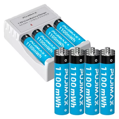 16Pc 1.5V 3400mwh AA / AAA Rechargeable Batteries LED Light Battery Alkaline LOT • $13.89