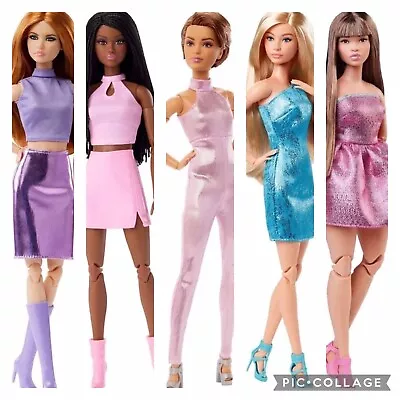 Barbie Collectible ~ 5 X LOOKS DOLLS 🌸🌺🌸 New ~ IN STOCK  ~ SEND TODAY ~ Set • $370