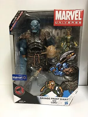 Savage Frost Giant & Loki Marvel Universe 3.75  Series Figure Set New NIB 2010 • $175