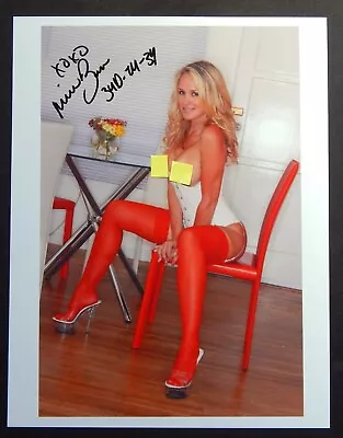 Michelle Baena Playboy Model SIGNED COLOR 8x10 PHOTO • $15