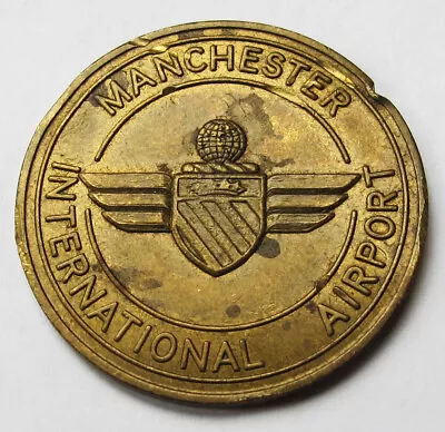 Medal  Manchester Airport 27mm  Some Knocks • £3.99