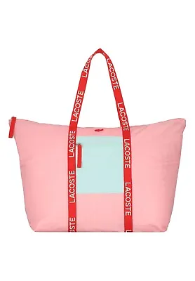 Lacoste Women's Tote Pink Izzie Seasonal Shopping Bag • £44.99