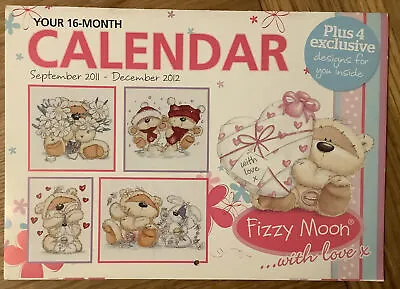 £4.50 • Buy Fizzy Moon Cross Stitch Calendar - September 2011 - December 2012