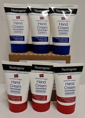 Neutrogena Hand Cream Norwegian Formula 50ml Scented Or Unscented X 3 0r 6 Tubes • $19.42