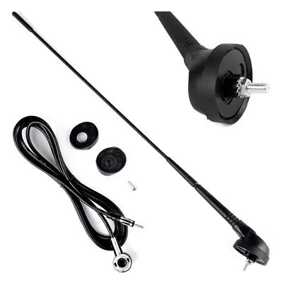 Car Radio Aerial Antenna Universal 400mm With 5mm Adaptor With Cable • £9.75
