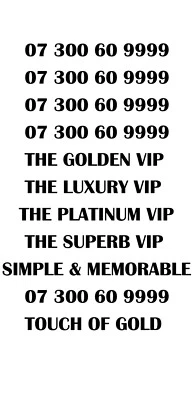 £89.99 • Buy Gold Luxury Vip Platinum Rare 300 9999 Business Mobile Number - Luxury Golden