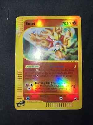 Pokemon Tcg Entei Reverse Holo 10/147 Rare Aquapolis Non Graded E-Reader • $0.99