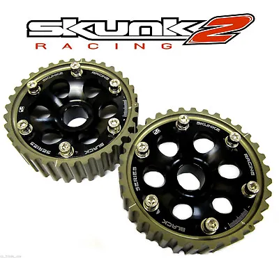 Skunk2 Cam Gears Pro Series Black 90-01 Integra DOHC B16 B17 B18 B20 H23A1 2 Pcs • $275