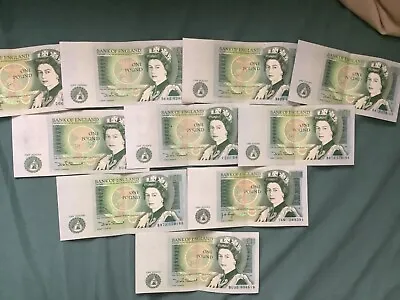 Queen Elizabeth Ii 1978-1983 Bank Of England One Pound £1 Note  • £400