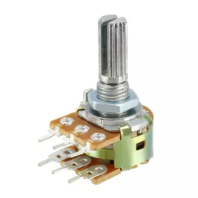 WH148 10K Ohm Variable Resistors Dual Turn Rotary Carbon Film Taper Potentiomete • $11.76
