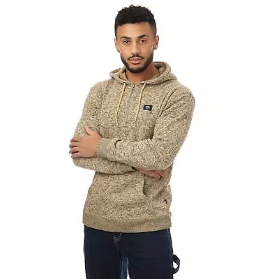 Men's Vans Half Zip Pullover Hoodie In Brown • £28.99