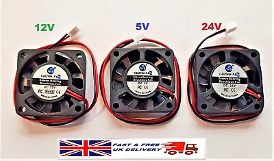 £5.99 • Buy DC 5V 12V 24V 2Pin Brushless PC 3D Printer Cooling Fan 40x40x10mm 4cm UK