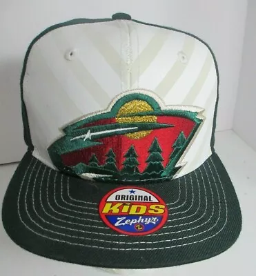 Minnesota Wild NHL Kids Hat Snapback Aprox 4-7 Unisex Zephyr Cap • $17.77