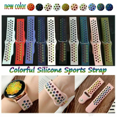 For Samsung Galaxy Watch Active 2 44 40mm 42 Silicone Bracelet Sports Band Strap • $9.99