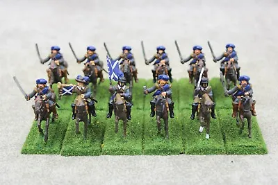 25mm ECW Metal CAVALRY X12 Painted Scottish Old School English Civil War 13452 • £29.99