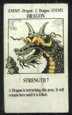 £2 • Buy Dragon Enemy Adventure Card Talisman 2nd Edition By Games Workshop