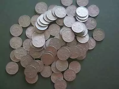 6d Six Pence Coins - 1953 To 1967 Queen Elizabeth II • £1.45
