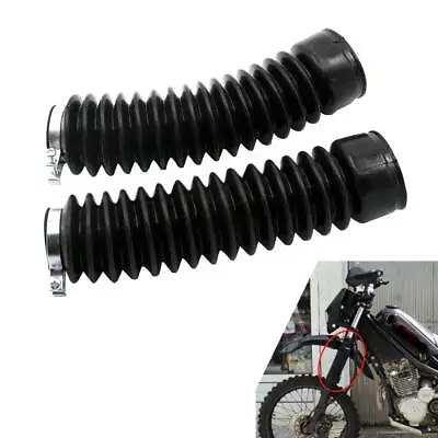 2PC Motorcycle Gator Fork Boots Front Fork Cover Guard For YAMAHA Tricker XG-250 • $11.99