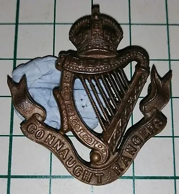 Connaught Rangers Officers Service Dress Cap Badge • £50