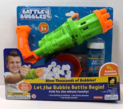  Battle Bubbles Micro Handheld Bubble Machine Thousands Of Bubbles 3+ New  • $10.99