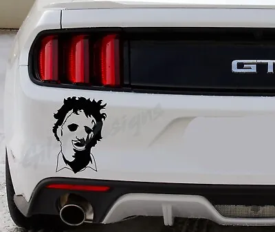 Leatherface #1 Vinyl Decal Sticker Texas Chainsaw Massacre Horror Scary Mask • $4.77