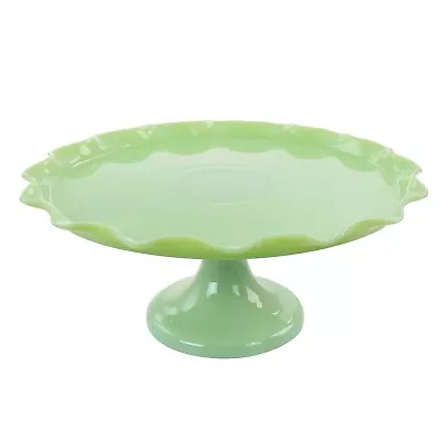 Martha Stewart Jadeite Glass Cake Stand (129167.01) 935116420M • $56.47