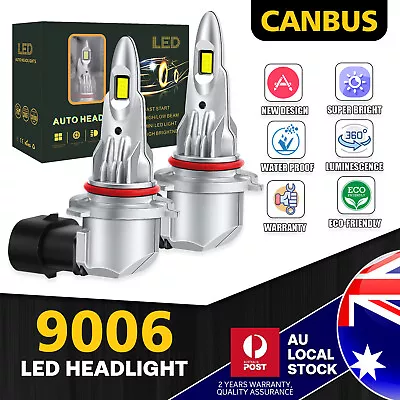 MODIGT HB4 9006 Canbus LED White 6000K Car & Truck Headlight Lamp Globes Bulbs • $43.98