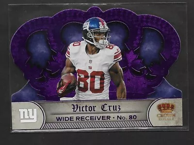 2012 Crown Royale Purple #105 Victor Cruz #'d 11/25 • $3.99