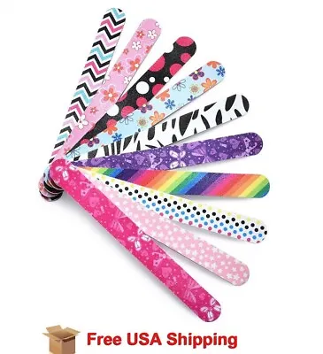 Professional Nail File For Women Girls Natural Emery Boards 150/150 LOT OF 12 • $9.99