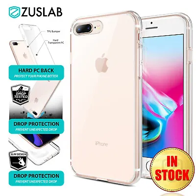 $9.95 • Buy For IPhone 8 7 Plus 6 6S 5 5S SE 2nd 2020 Case ZUSLAB Crystal Clear Shockproof