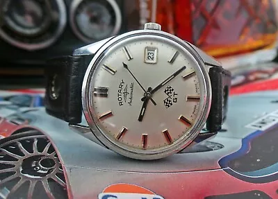 Rotary GT Automatic Gents Vintage Watch C1970's • £345