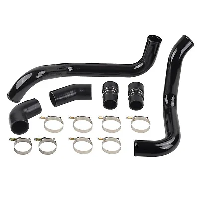 3  Intercooler Pipe & Boot Kit For 02-04 GM GMC 6.6L LB7 Duramax Diesel Black • $124.88