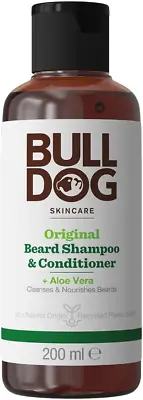 Bulldog Mens Skincare And Grooming Original 2-in-1 Beard Shampoo And 200ml • £5.45