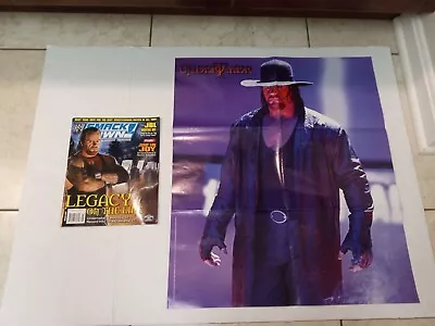  2005 WWE SMACK DOWN Wrestling Magazine UNDERTAKER Poster • $30